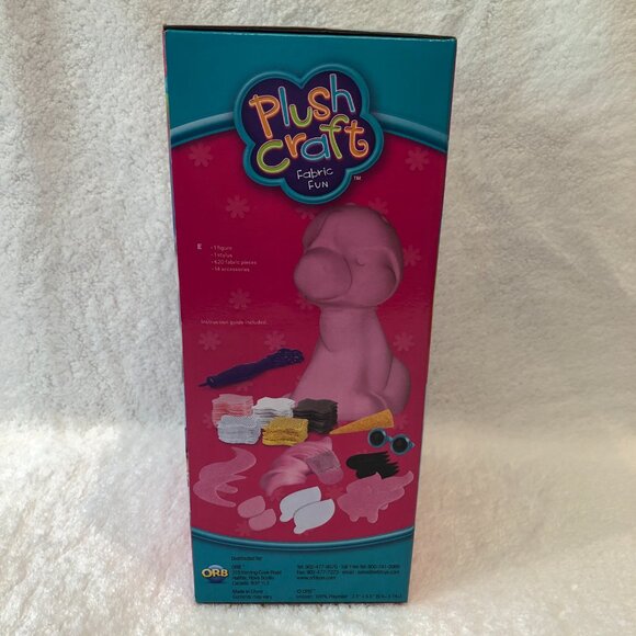 NWT Plush Craft 3D Unicorn, 5" x 4" x 10", Pink/White/Yellow/Grey - Picture 5 of 10